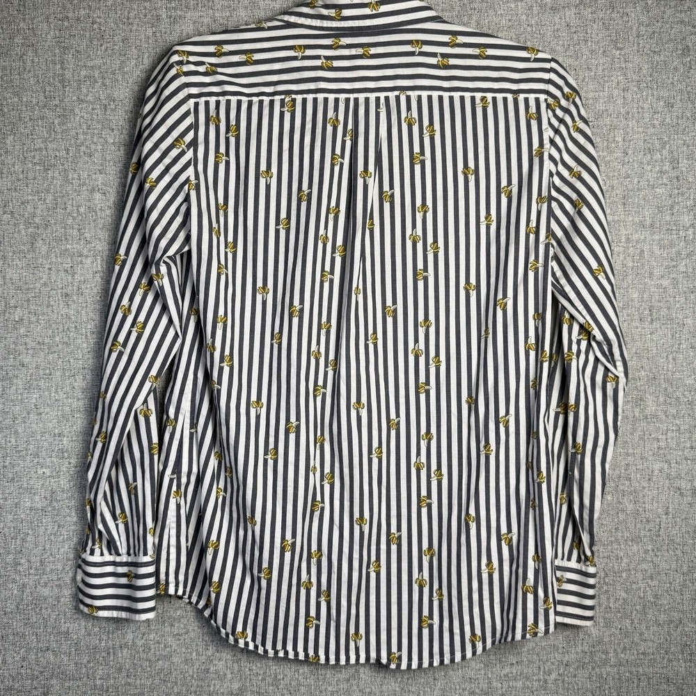 Banana Republic Dillon Button Down Shirt Striped Black And White Bananas XS - Picture 6 of 6